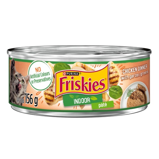 [PET00206] FRIESKIES INDOOR CHICKEN DINNER 156G 