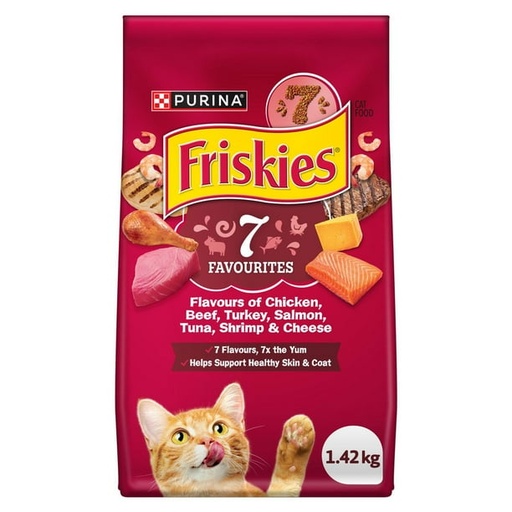 [PET00223] FRIESKIES 7 FLAVOURITE 1.42KG