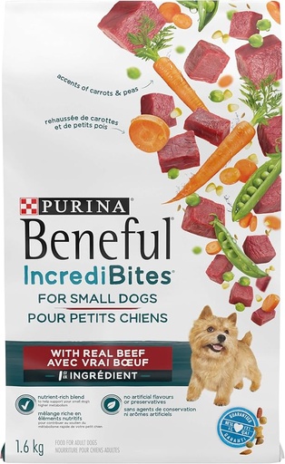 [055800132338] Purina incrediBites W/real beef 1.6kg