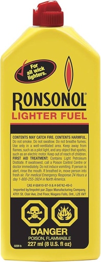 [11706] RONSONOL LIGHTER FUEL 341ML