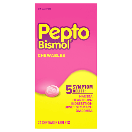 [11015] PEPTO BISMOL CHEWABLE TABLETS 12