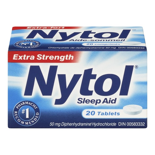 [12273] Nytol Ext strength 50mg 20ct