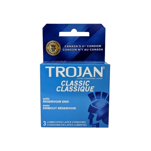 [10036] TROJAN CLASSIC LUBRICATED 3PK