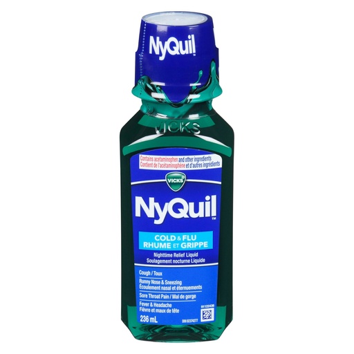 [10996] VICKS NYQUIL COLD & FLUE ORIGINAL/ 236ML