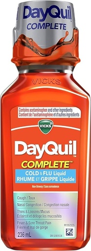 [3819] VICKS DAYQUIL COLD & FLUE 236ML 