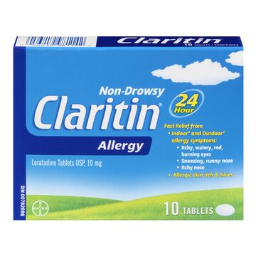 CLARITIN ALLERGIES TABLETS 10/PK