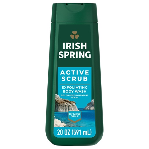 [035000993618] IRISH SPRING BODY WASH ACTIVE SCRUB 591ml