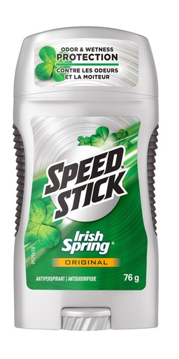 [05802300] SPEED STICK IRISH SPRING ANTIPERSPIRANT 76g