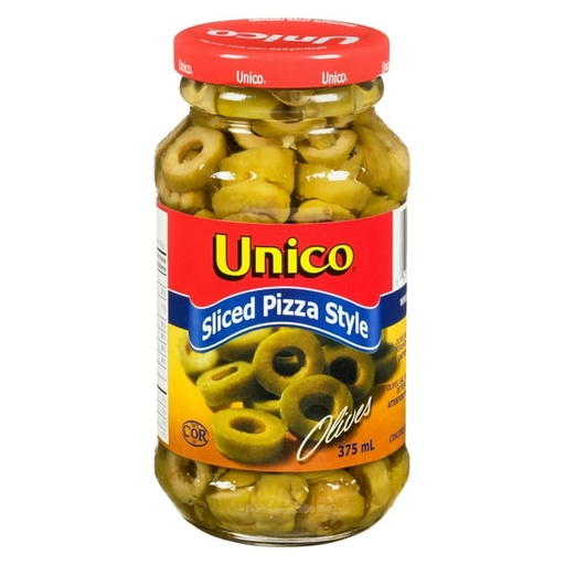 [SAU03155] UNICO PIZZA SLICED OLIVE 375ml