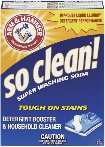 [065333003302] ARM & HAMMER WASHING SODA / 3KG 