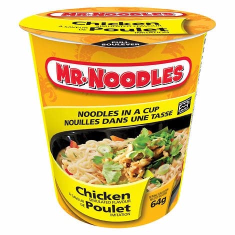 [SUP01200] MR NOODLE CUP CHICKEN SOUP 12X64g