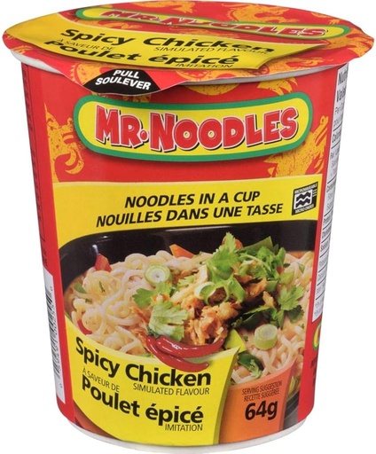 [SUP01270] MR NOODLE SPICY CHICKEN 12X64g