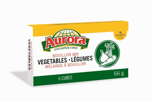 [061659002340] AURORA VEGE CUBES 66g/6ct