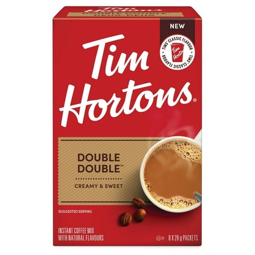 [TEA01331] TIM HORTONS DOUBLE DOUBLE PACKETS 8CT