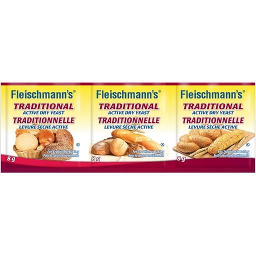 [064217007054] FLEISCHMANN'S TRADITIONAL YEAST / 3STRIP