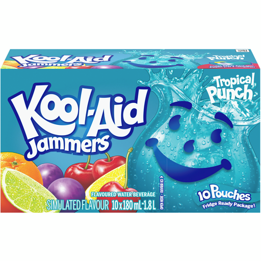 [066188070846] KOOL-AID JAMMERS TROPICAL/ 10PK