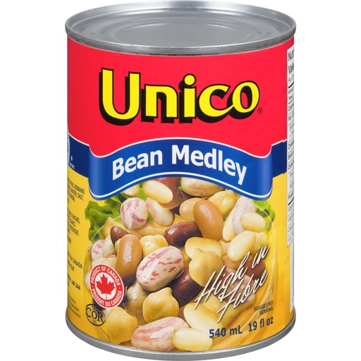 [CAF00104] UNICO BEANS MEDLEY 540ML