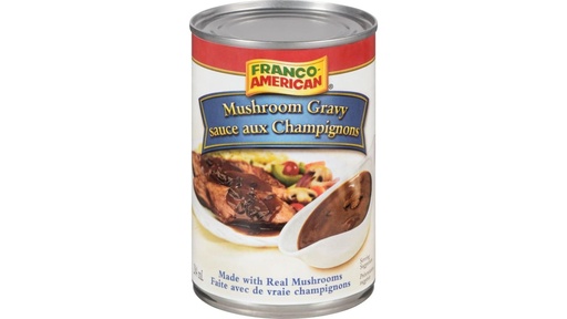 [063211025552] FRANCO MUSHROOM GRAVY 284ML