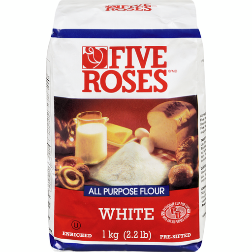 [09102] FIVE ROSES ALL PURPOSE WHT FLOUR 1KG