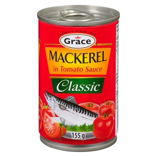 [055270853221] GRACE MACKEREL IN TOMATO SAUCE 155G