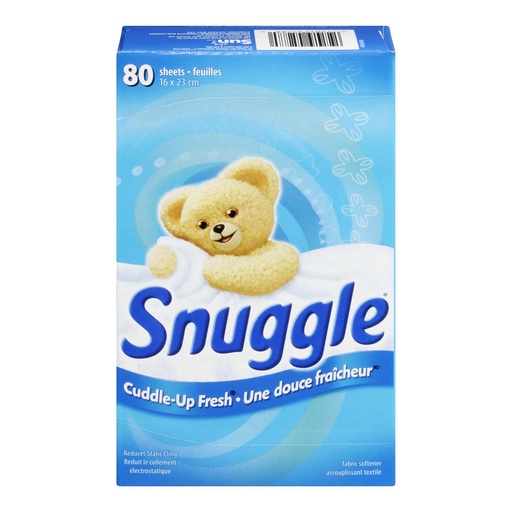 [072613452880] SNUGGLE SHEETS CUDDLE UP 80CT