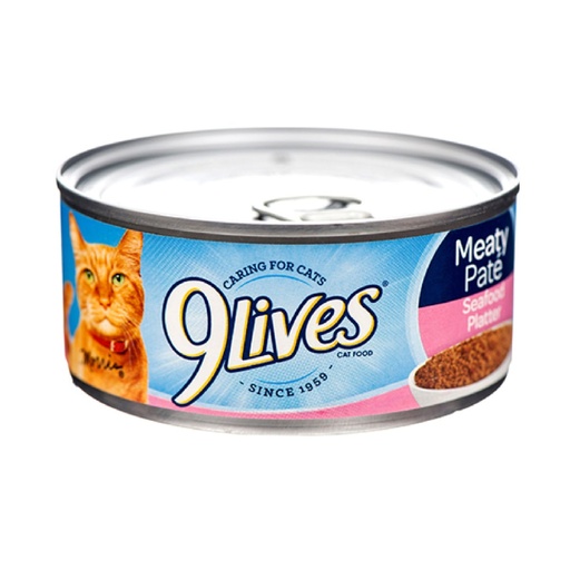 [079100004027] 9LIVES SEAFOOD PLATTER 156G