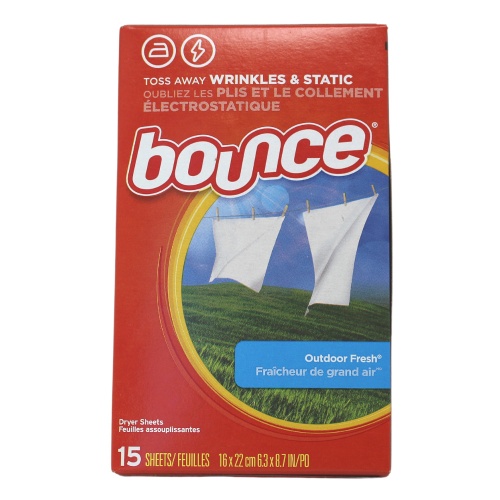 BOUNCE SHEETS OUTDOOR FRESH 15CT