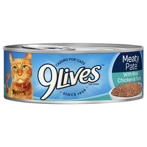 [079100003242] 9LIVES CHICKEN & TUNA 156G