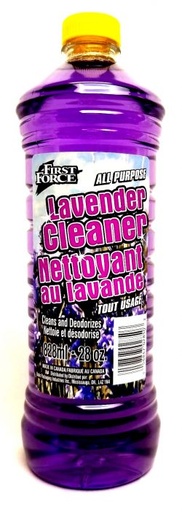 [058847028503] FIRST FORCE CLEANER LAVENDER 828ML