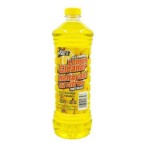 [058847028107] FIRST FORCE CLEANER LEMON 828ML