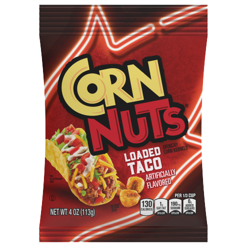 [071159345250] CORN NUTS LOADED TACO 4OZ
