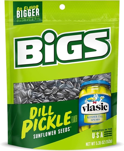 [896887002202] BIGS SEEDS VLASIC DILL PICKLE 5.35OZ