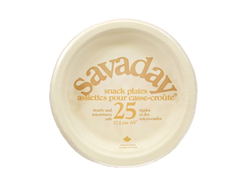 SAVADAY SNACK PLT. 25CT 6 3/4"