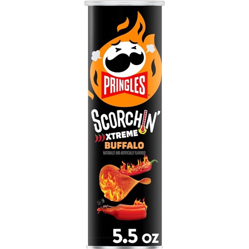 [038000217913] PRINGLES HARVEST SCORCHIN XTREME BUFFALO 5.5OZ