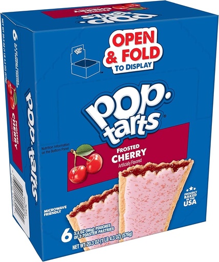 [0464] POPTARTS FROSTED CHERRY 6CT