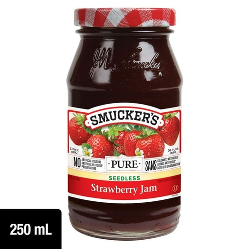 [JAM00125] SMUCKER'S STRAWBERRY JAM 250ML