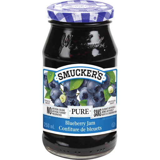 [051500040195] SMUCKER'S BLUEBERRY JAM 250ML