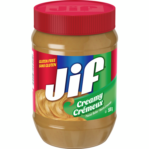 [051500750025] JIF CREAMY PEANUT BUTTER 500g