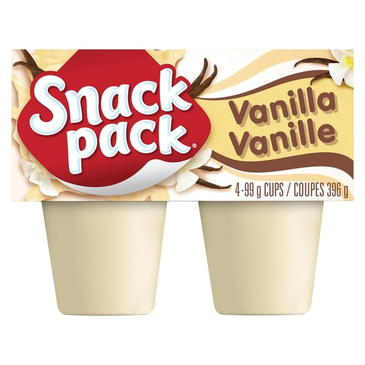 [058807413264] SNACK PACK VANILLA 4CT 99G