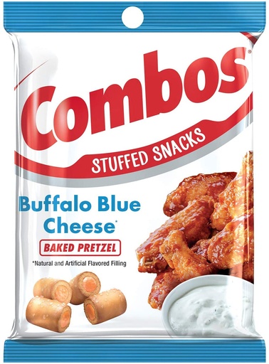 [0310B] COMBOS BUFFALO BLUE CHEESE PRETZEL 6.3OZ
