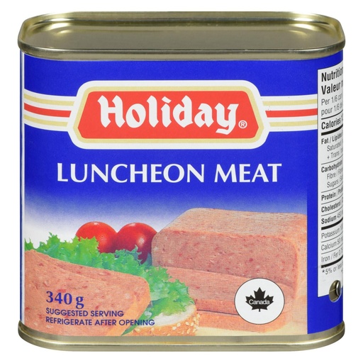 [057072001954] HOLIDAY LUNCHEON MEAT 340G