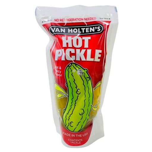 [0701B] VAN HOLTEN'S JUMBO HOT PICKLE 1CT