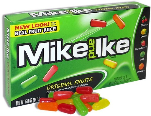 [1268A] MIKE & IKE ORIGINAL FRUITS 22g 24CT