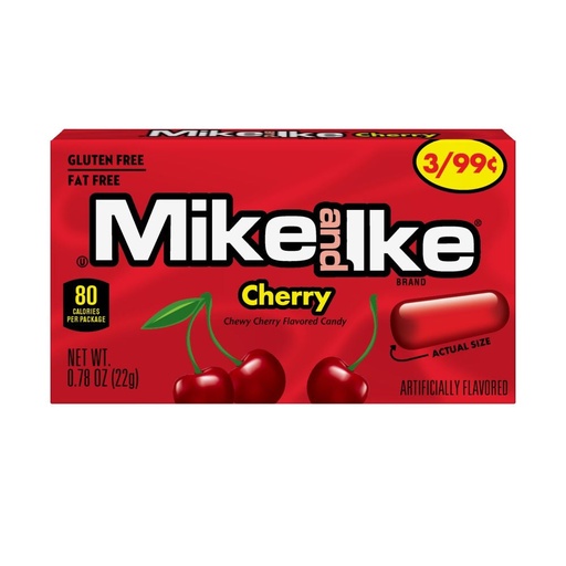 [1268D] MIKE & IKE CHERRY 22g 24CT