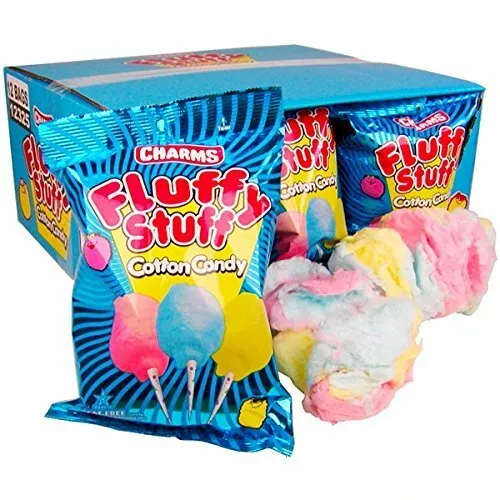 [1594C] CHARMS FLUFFY STUFF 1OZ 12CT