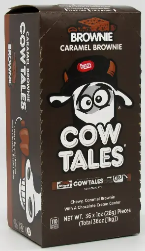 COW TALES CARAM. BROWNIE 36CT (US)