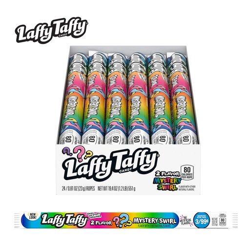 [9693] LAFFY TAFFY ROPE MYSTERY 24CT 550G