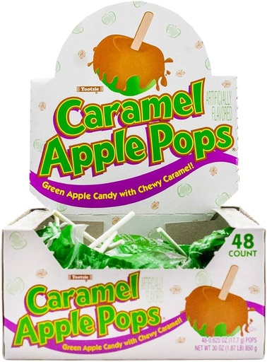[1313] CARAMEL APPLE POPS 48CT 850G