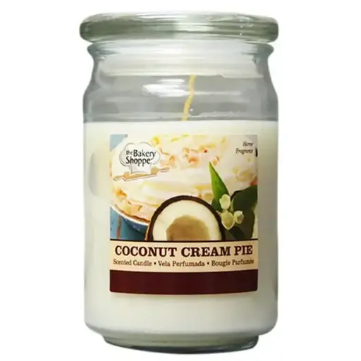 [806712105527] CANDLE IN JAR COCO CREAM 15OZ