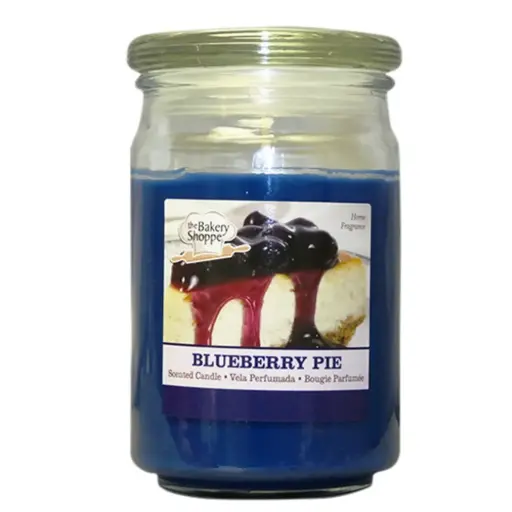 [806712105572] CANDLE IN JAR BLUEB. PIE 15OZ